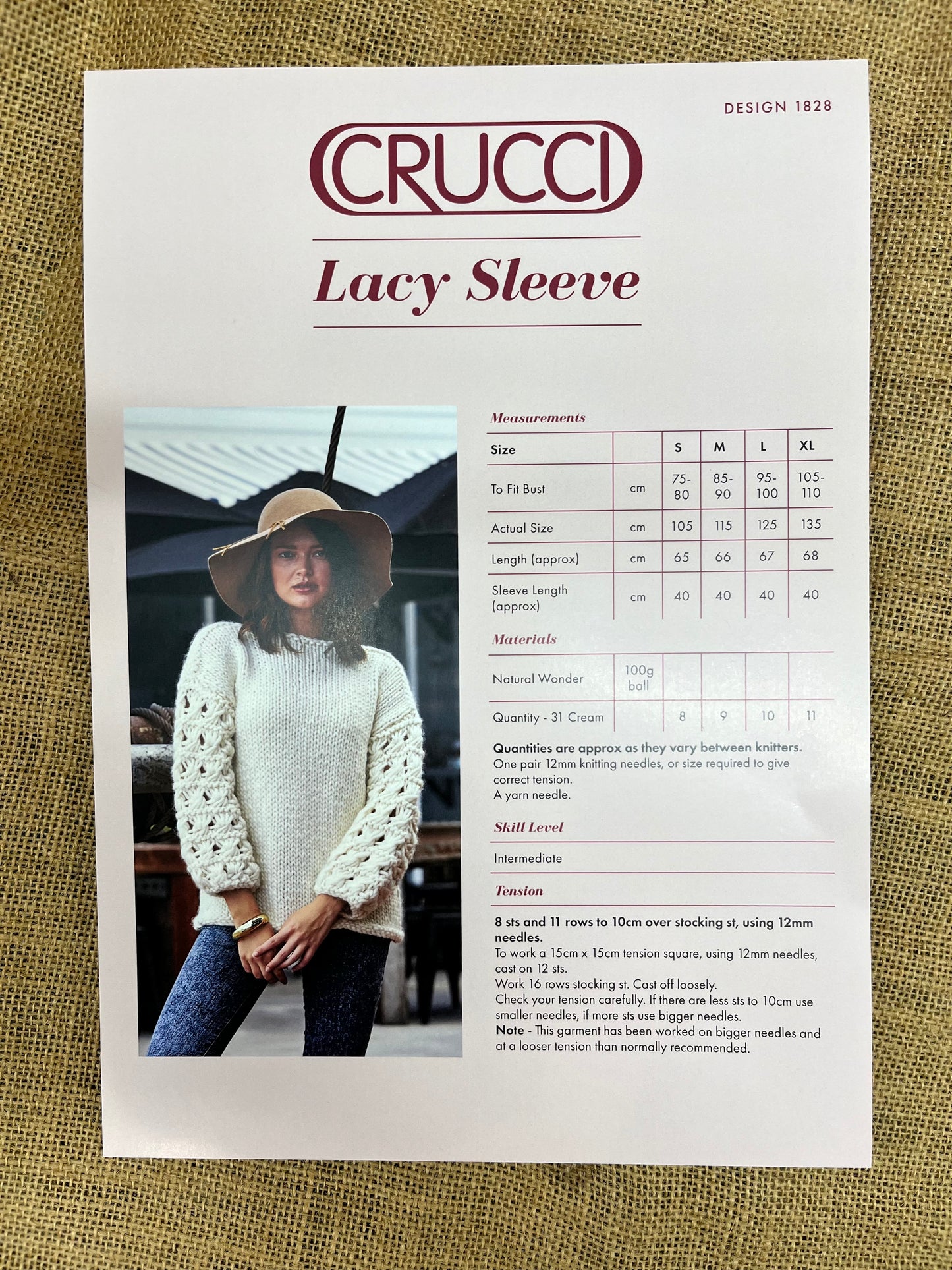 Knitting Patterns - Chunky Natural Wonder
