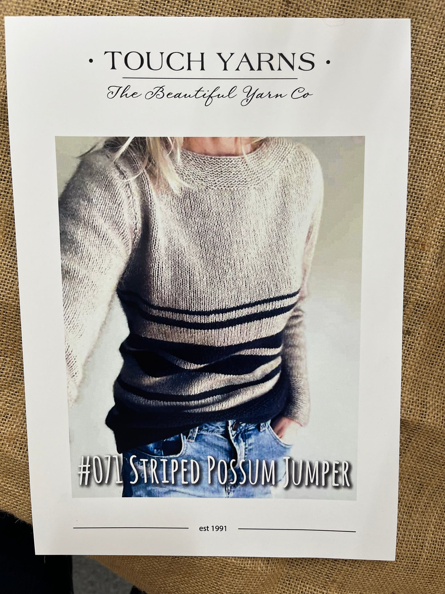 Knitting Pattern 8 ply