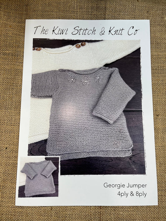 Knitting Pattern 8 ply and 4 ply