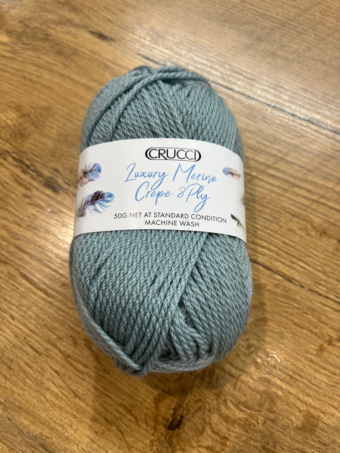 Crucci Luxury Merino Crepe Wool DK - Duck Egg