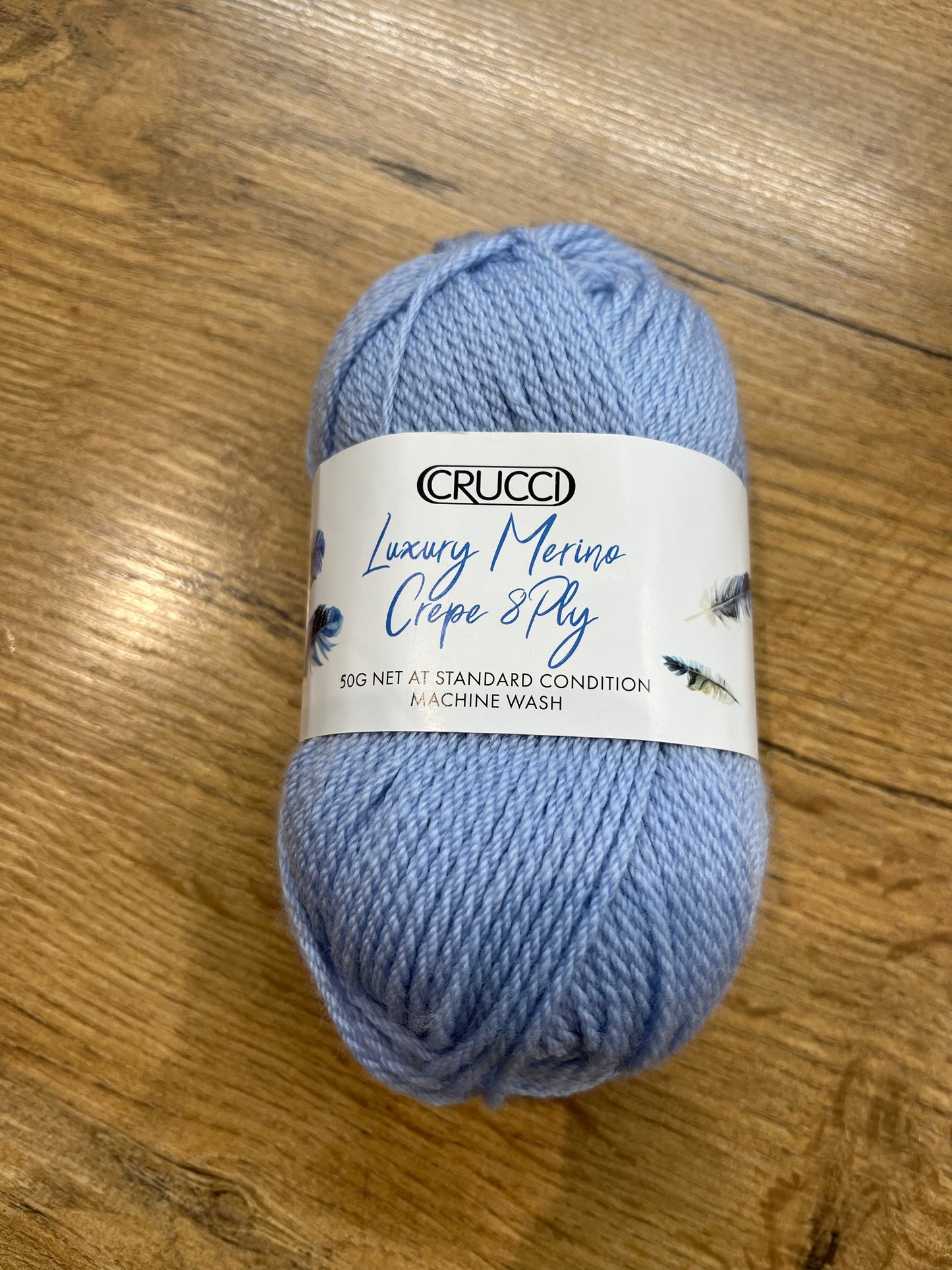 Crucci Luxury Merino Crepe Wool DK - Skyway