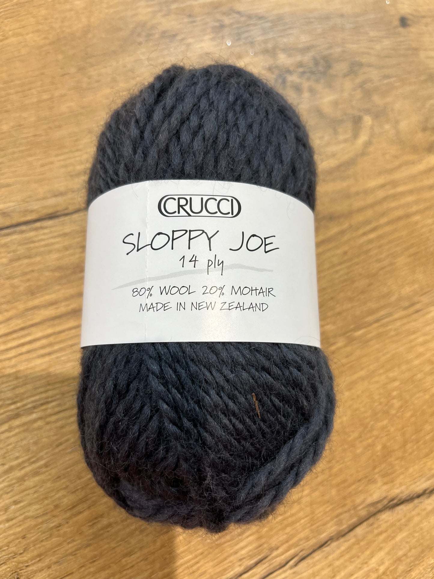 Crucci Sloppy Joe 14ply Wool - Gunmetal