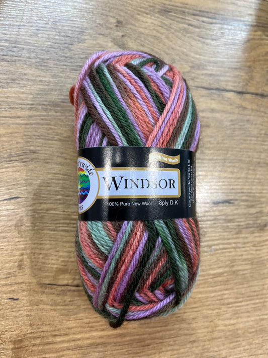 Windsor 8 ply –  Brown Green  Purple