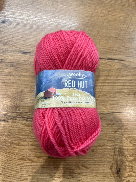 Red Hut 8ply - Coral