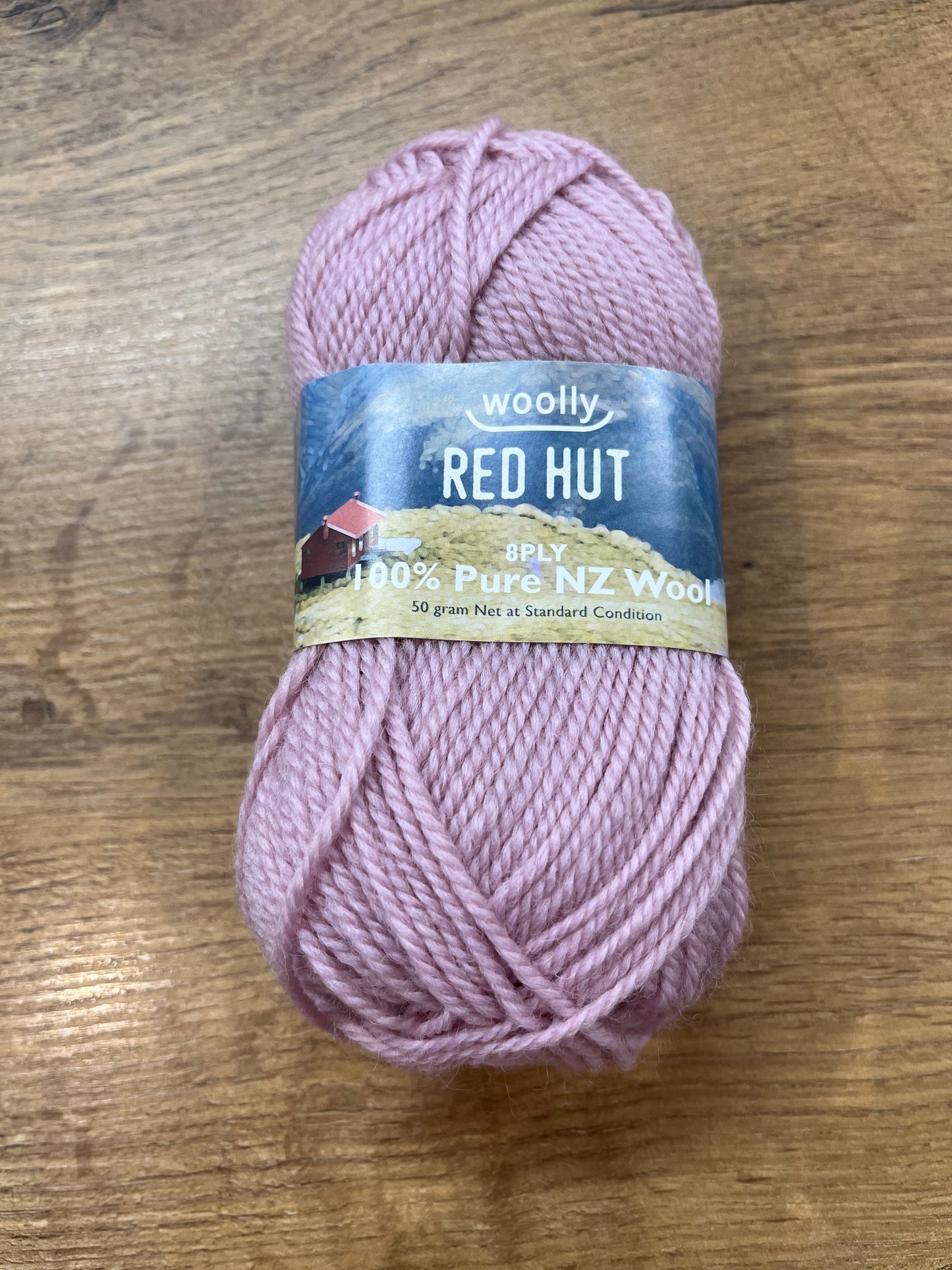 Red Hut 8ply - Soft Rose