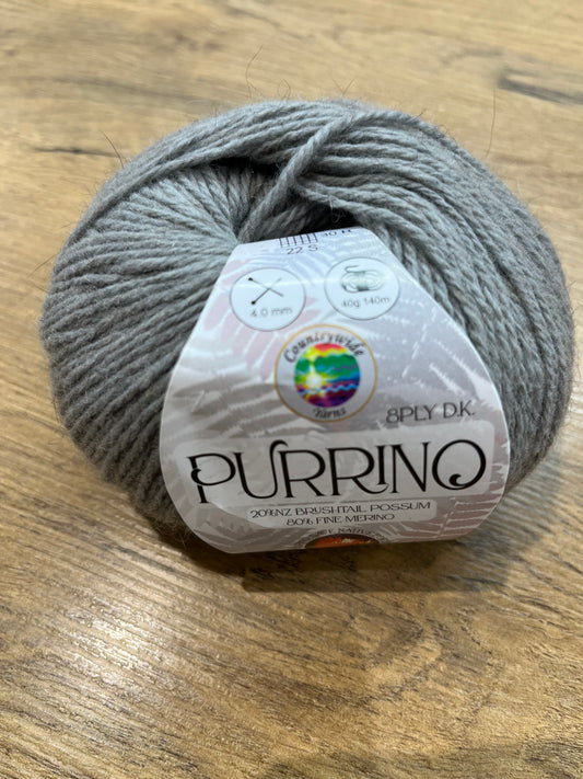 Purrino 8ply - Grey