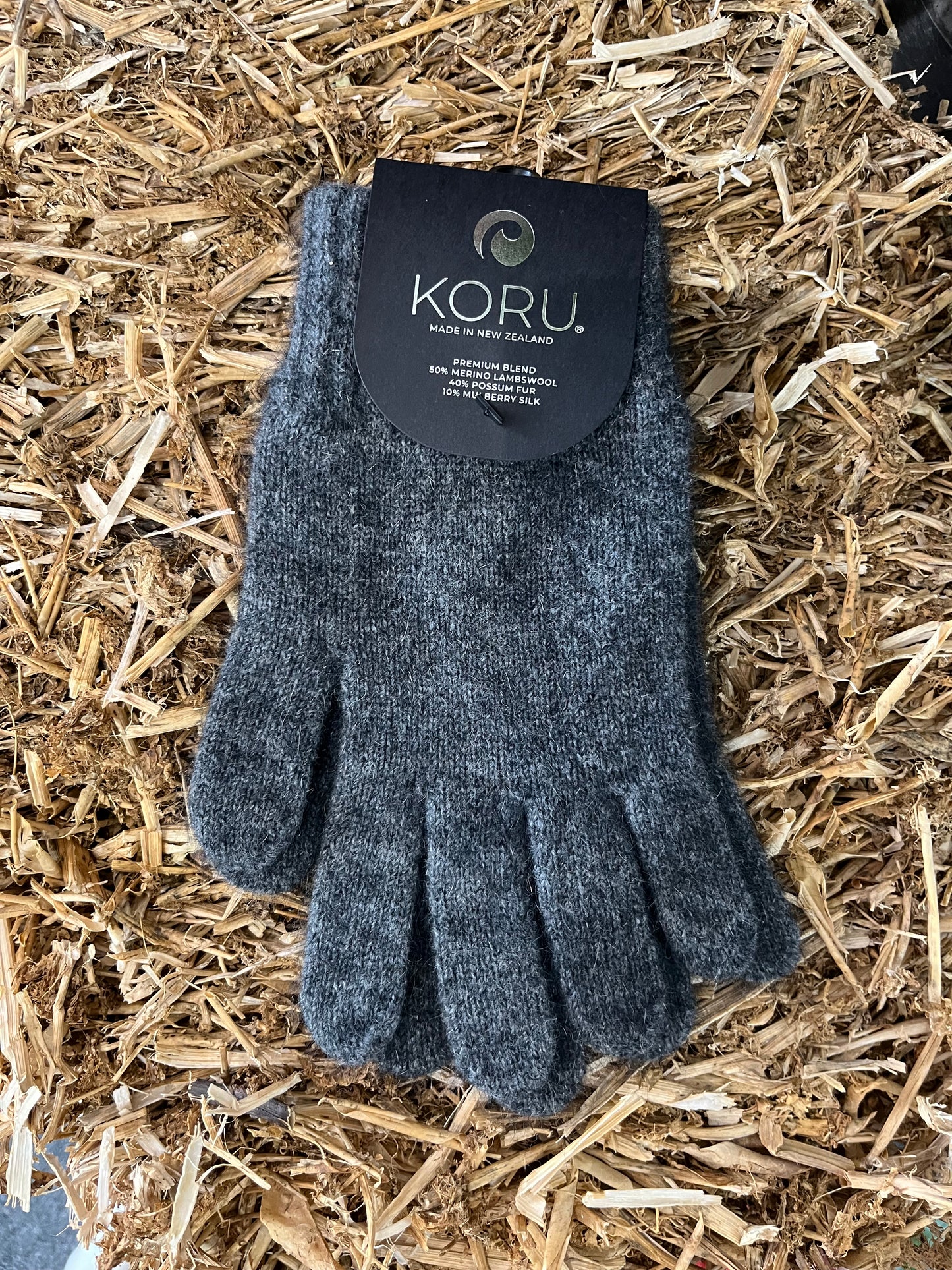 Merino and Possum Gloves - Medium