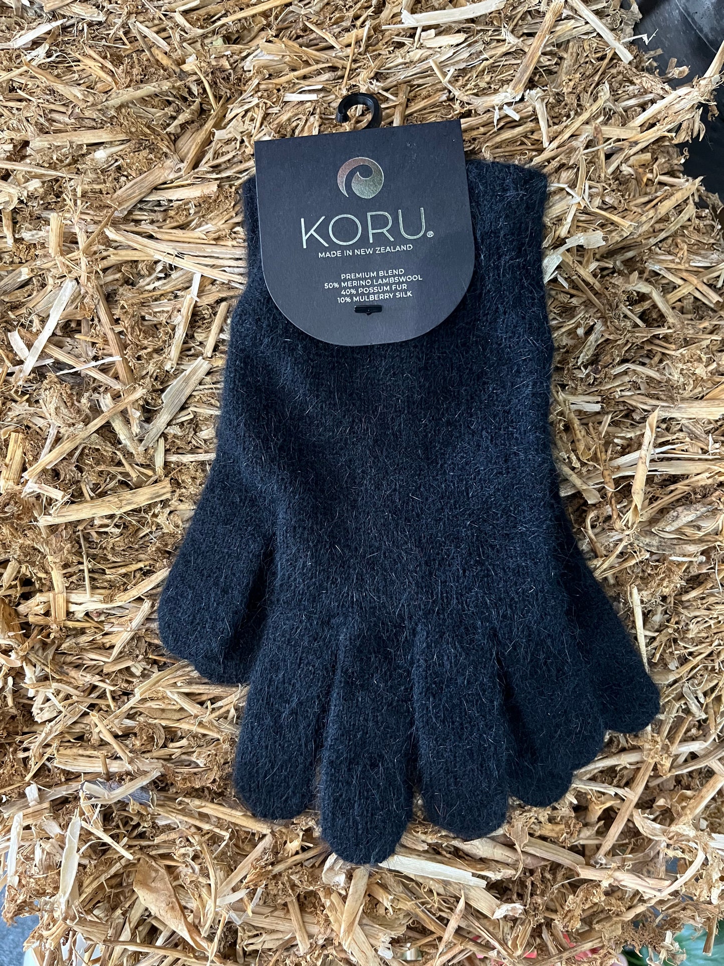 Merino and Possum Gloves - Medium