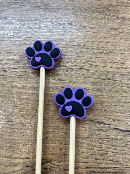 Stitch Holders - Purple Paws