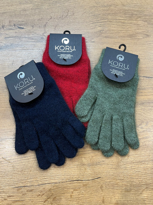 Merino and Possum Gloves - Small