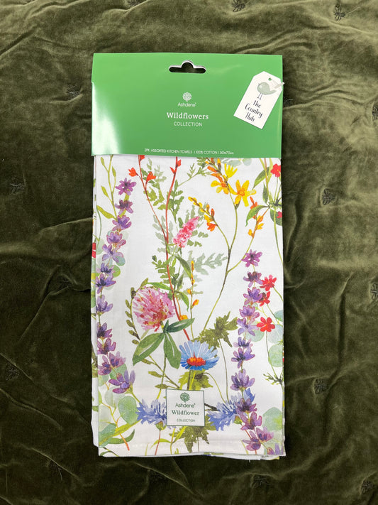 Ashdene Wildflowers 2pk Kitchen Towel
