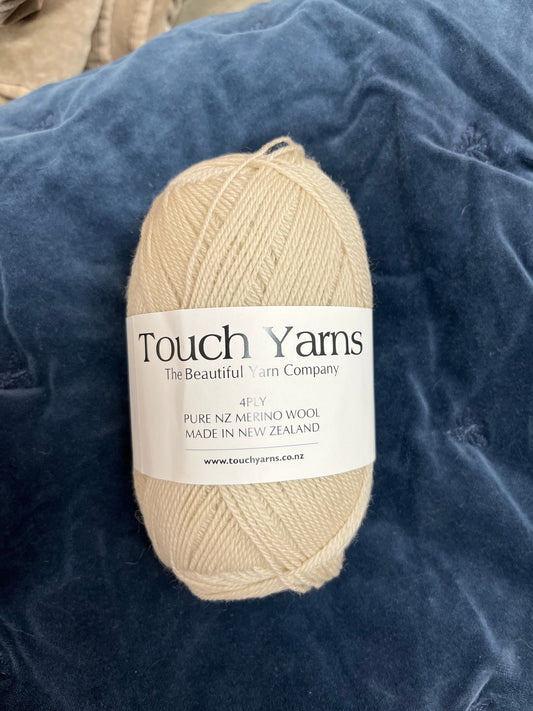 Touch Yarns Pure Merino 4ply  – Oatmeal
