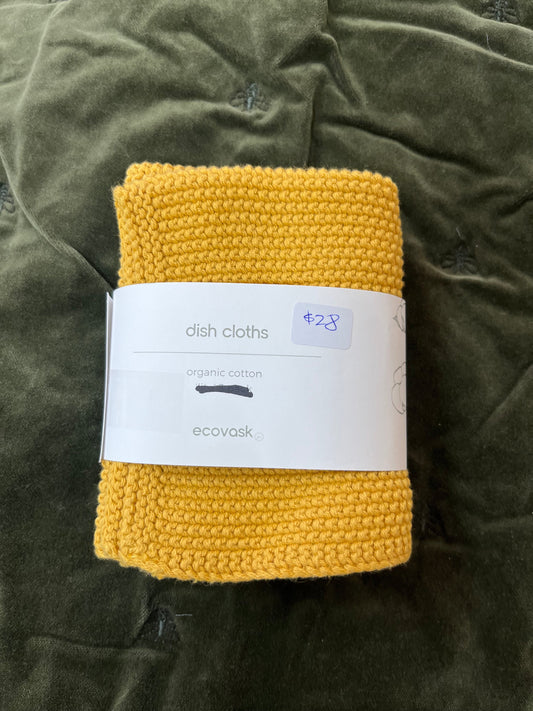 Ecovask Dish Cloths LITE  - Corn/Denim