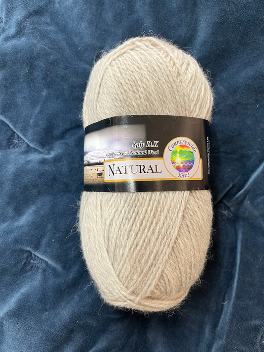 Countrywide 8 ply  Naturals - Woodash