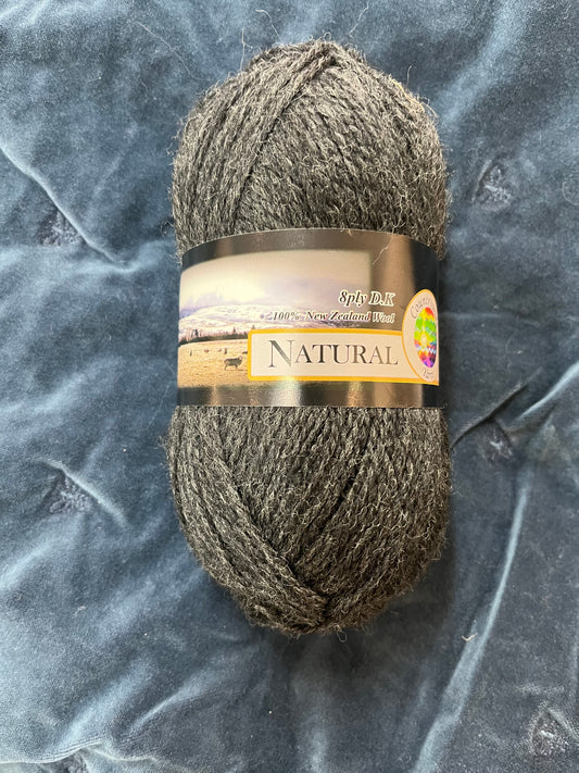Countrywide 8 ply  Naturals - Charcoal