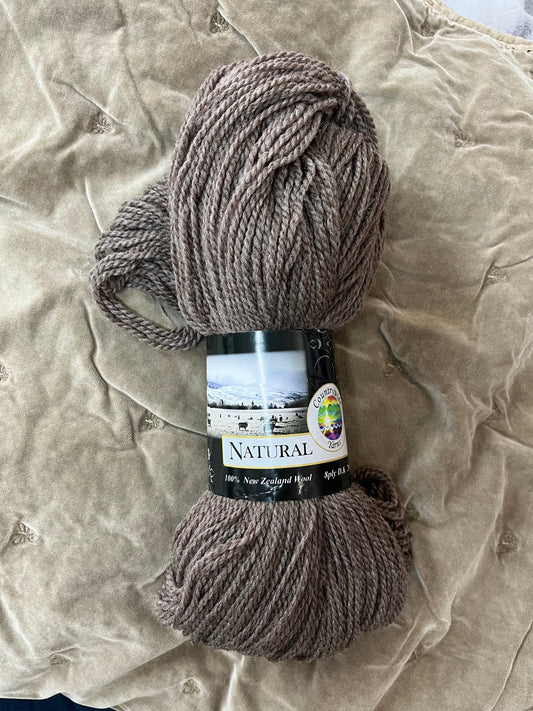 Countrywide 8 ply  Naturals - Brown Fleece
