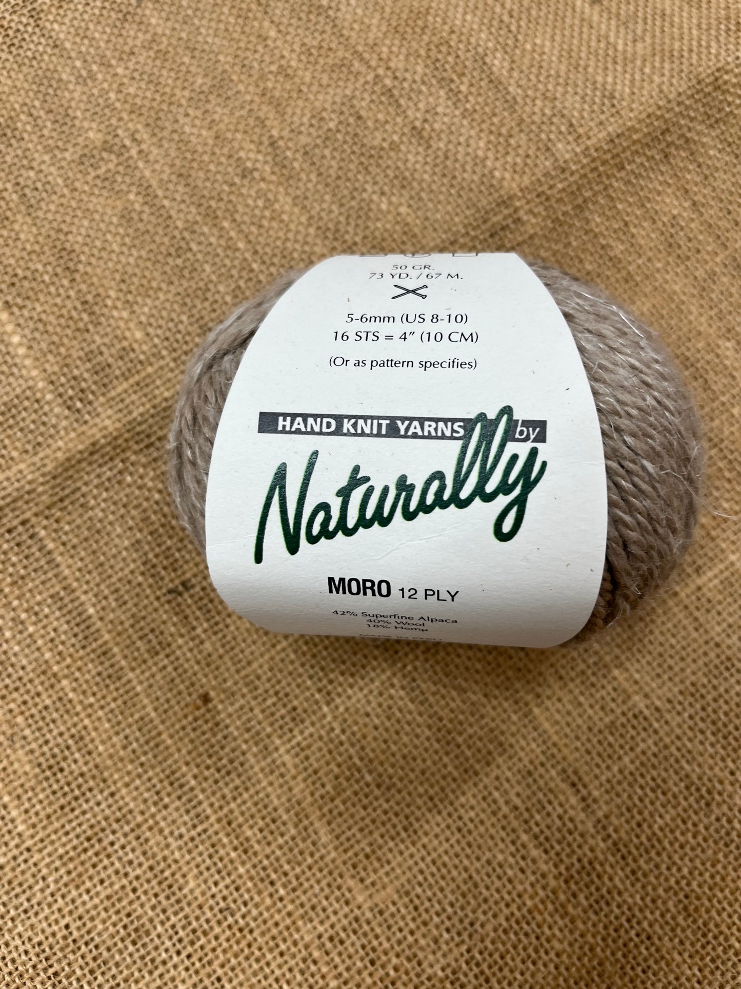 Naturally Yarns Moro 12 ply - Fawn