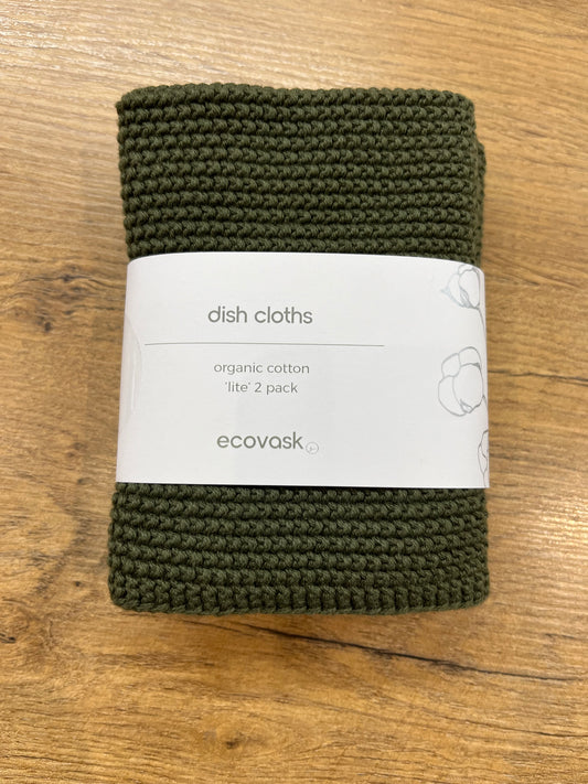 Ecovask Dish Cloths LITE - Olive