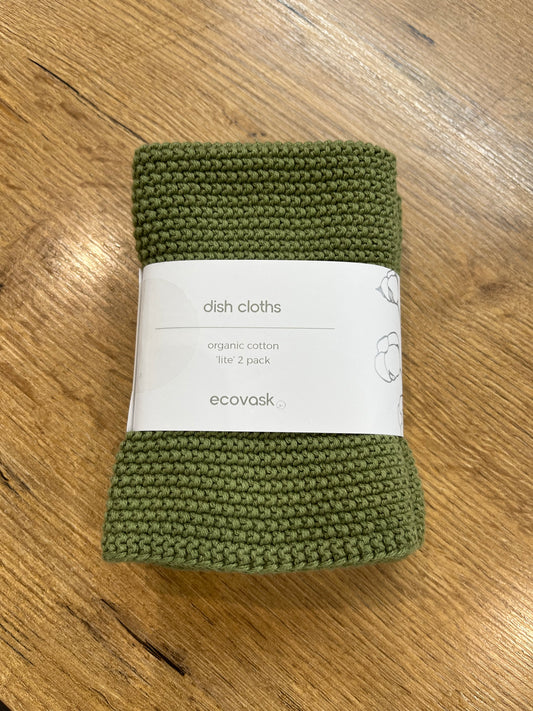 Ecovask Dish Cloths LITE - Pistachio