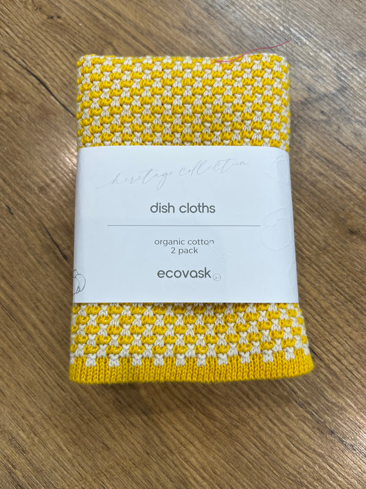 Ecovask Dish Cloths  - Kowhai