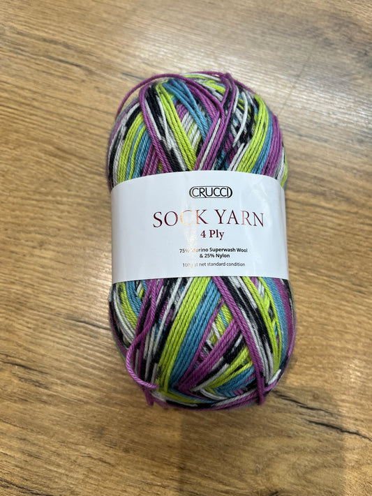 Crucci Sock Yarn 4 ply