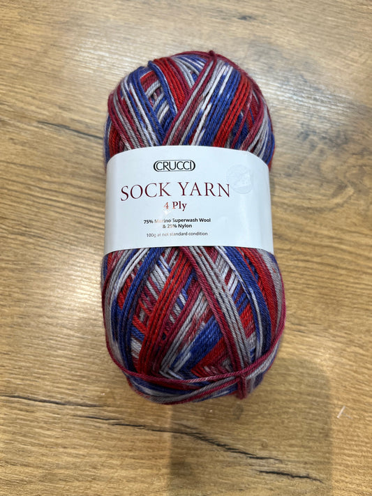 Crucci Sock Yarn 4 ply