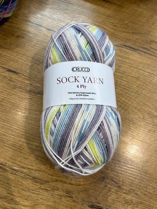 Crucci Sock Yarn 4 ply