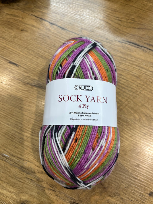 Crucci Sock Yarn 4 ply