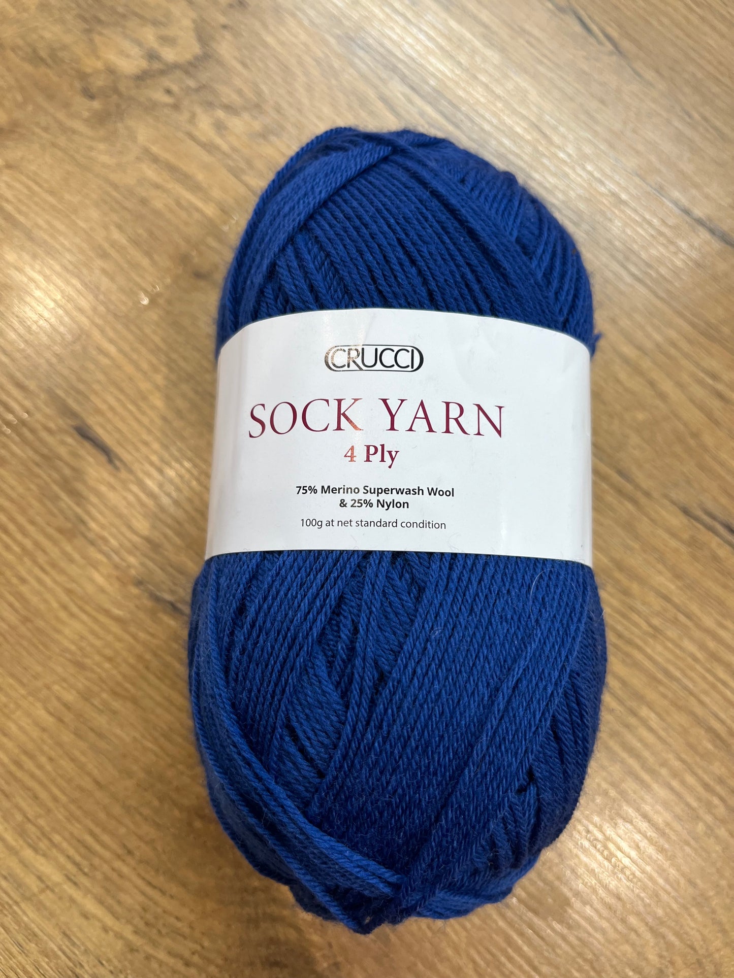 Crucci Sock Yarn 4 ply Navy
