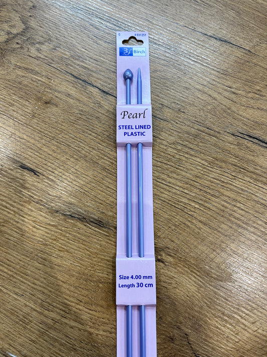 Pony pearl knitting needles 4mm 30cm