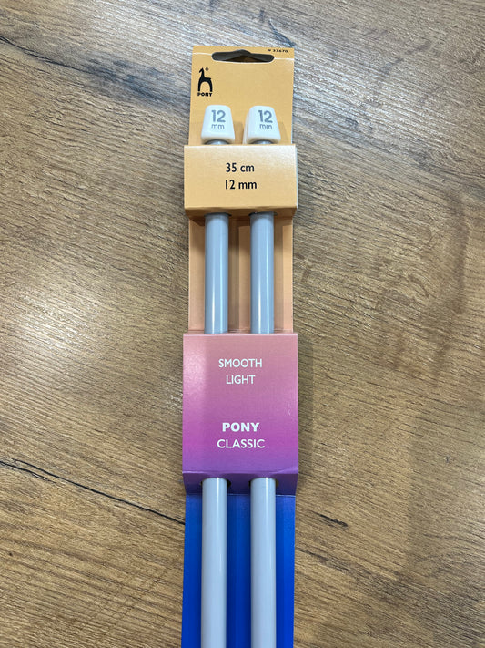 Pony Classic Knitting needles  12 mm 35cm
