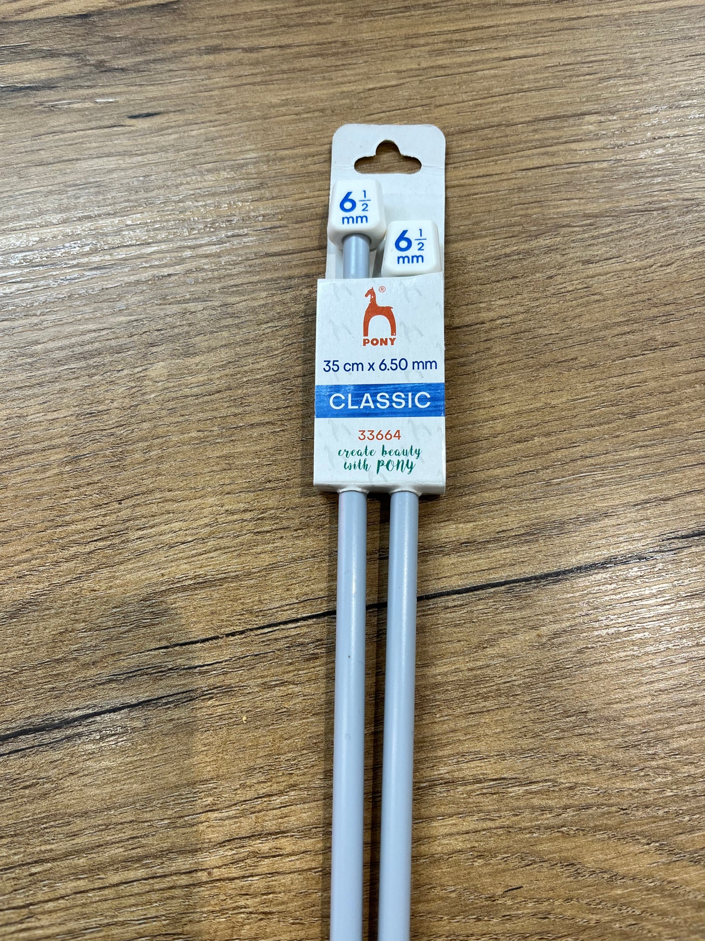 Pony Classic Knitting needles 6.5 mm 35cm