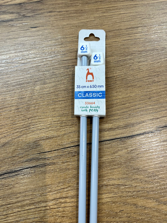 Pony Classic Knitting needles 6.5 mm 35cm