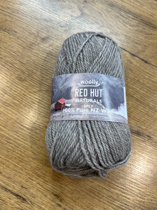 Red Hut Naturals 8 ply - Pebble