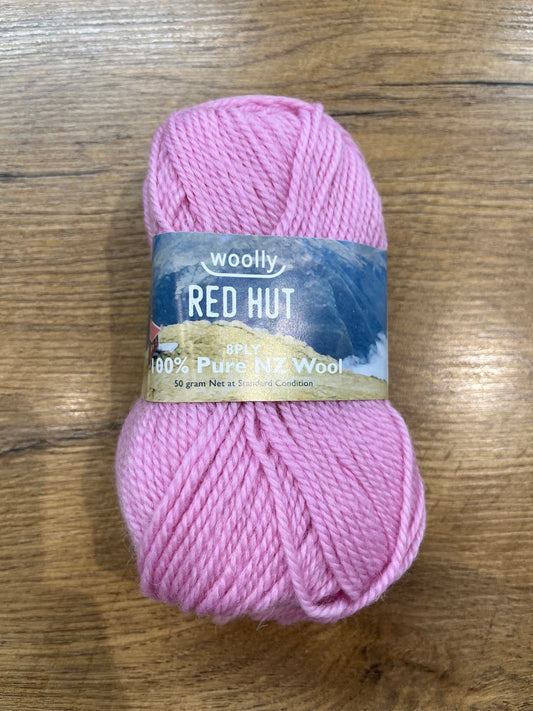 Red Hut 8ply - Soft Pink