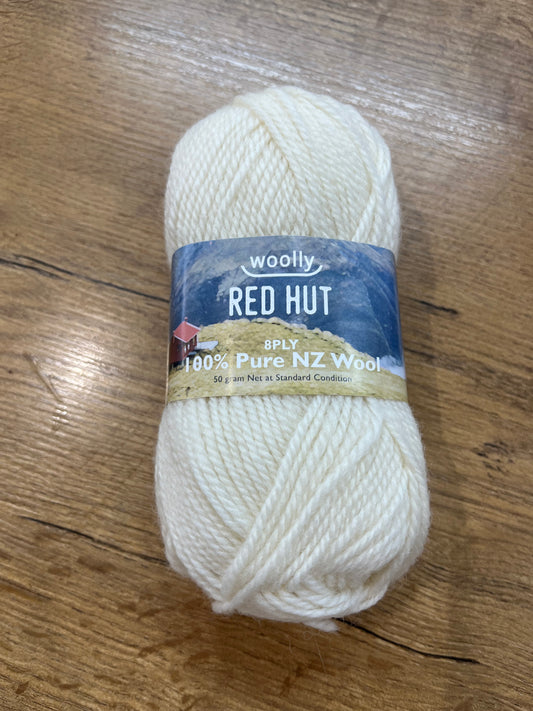 Red Hut 8ply - Cream