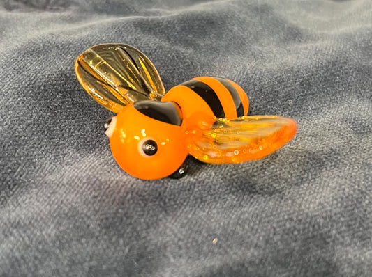 Bumble Bee Artisan Glass Figurine