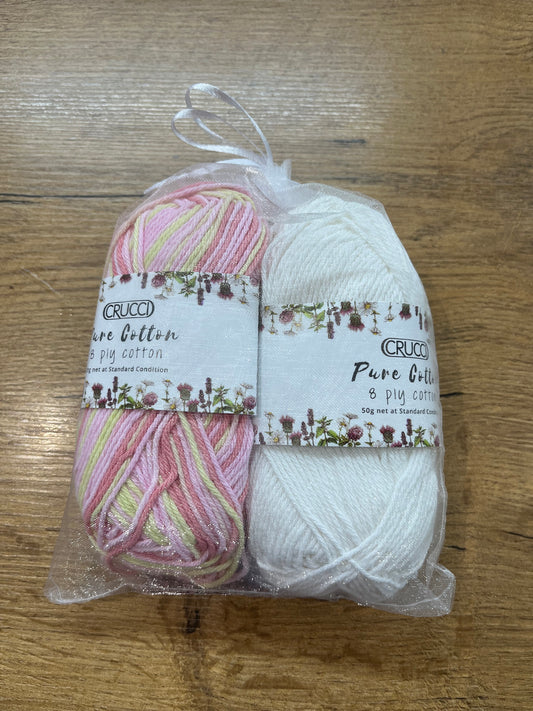 Crucci Cotton Dishcloth Knitting Kit