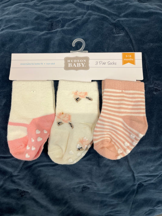 Baby Socks Pink 9-18  months