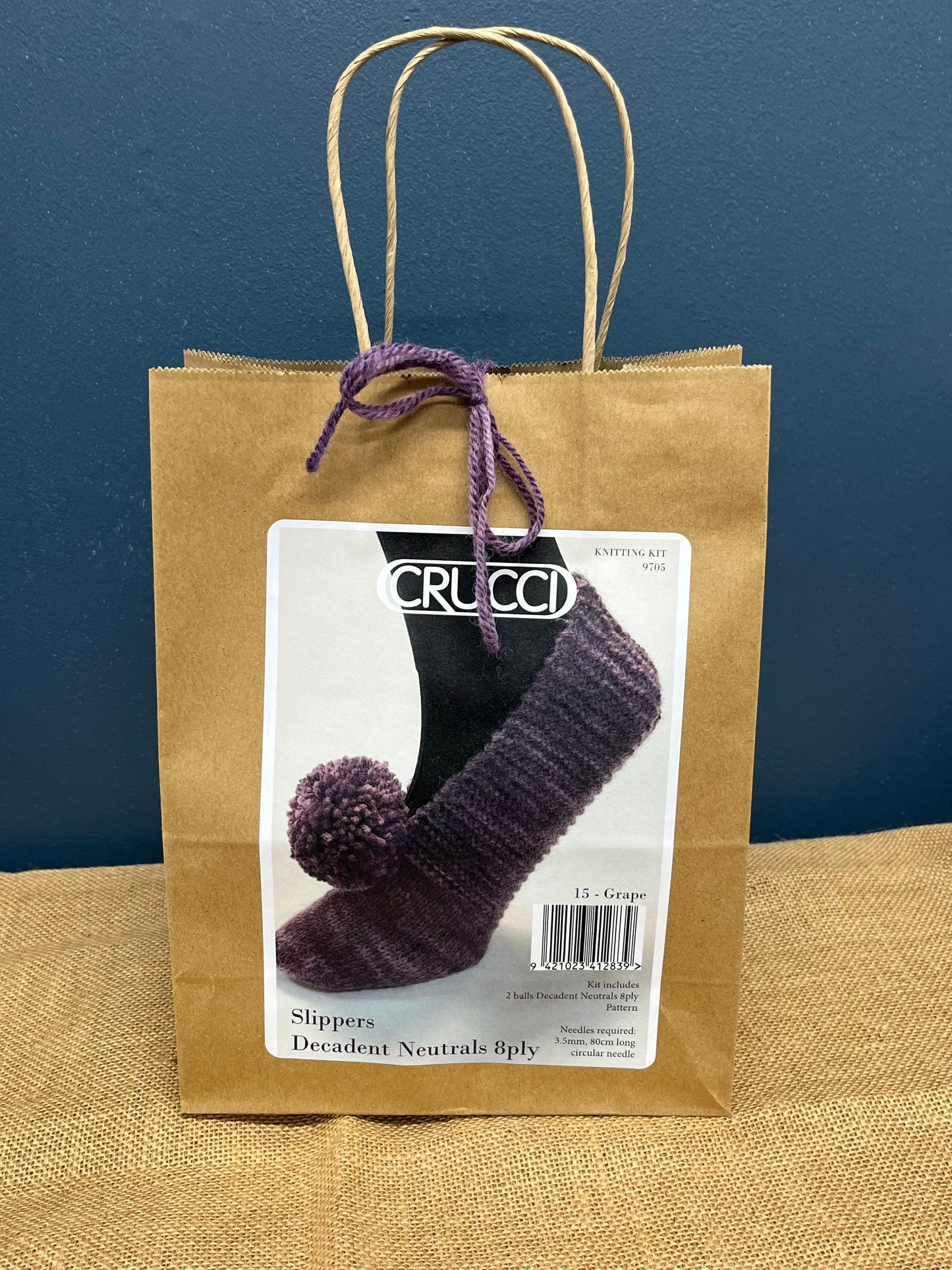 Crucci Slipper Knitting Kit