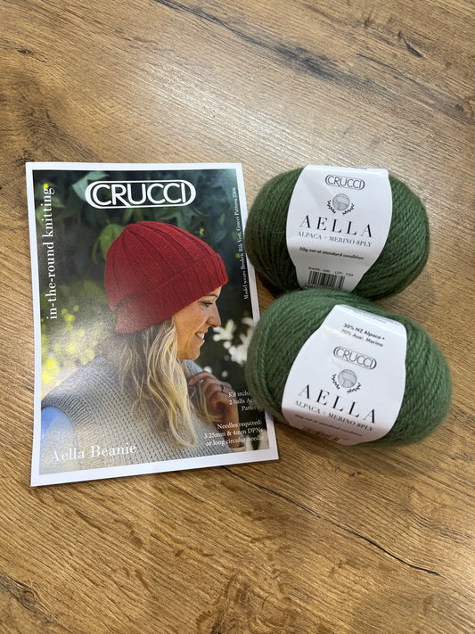 Crucci Aella Beanie Knitting Kit
