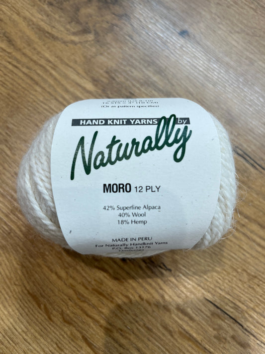 Naturally Yarns Moro 12 ply - Natural