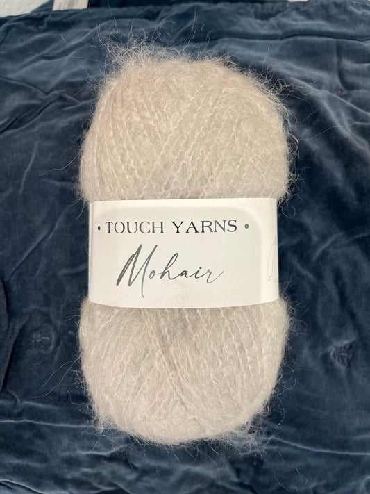 Touch Yarns 12ply Mohair - Silver