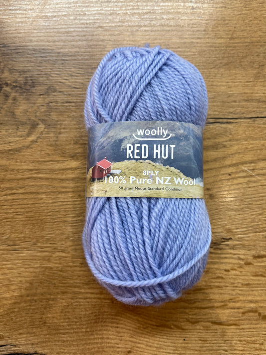 Red Hutt 8 Ply - Soft Blue