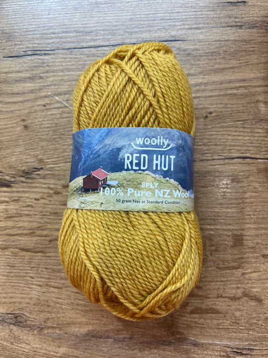 Red Hut 8ply - Mustard