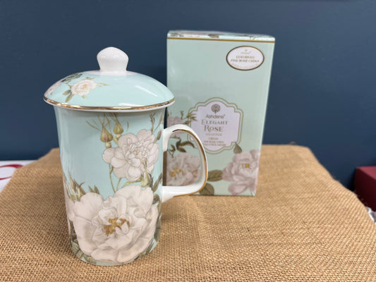 Ashdene Elegant Rose Diffuser Mug  - Cream