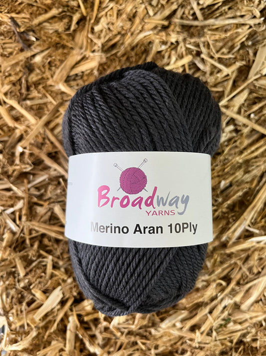 Merino Aran 10 ply - Shadow