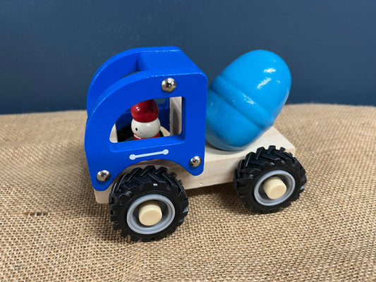 Wooden Cement Mixer Toy