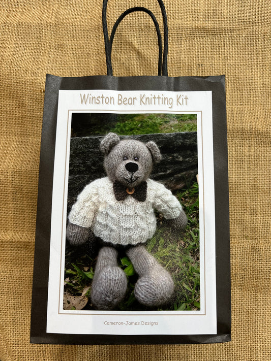 Winston  Bear Knitting Kit