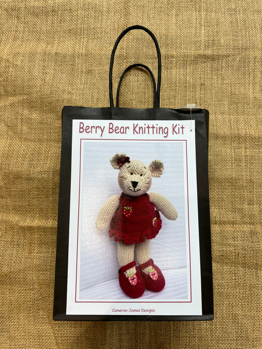 Berry Bear Knitting Kit
